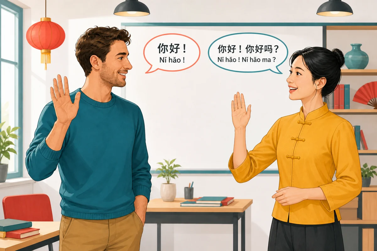 HSK 1 – Leçon 1 : dire bonjour en chinois
